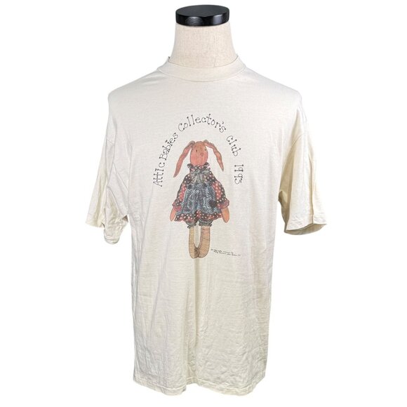 Hanes Other - Vintage 1993 Attic Babies Collectors Club Hanes Beefy-T Single Stitch T-Shirt L